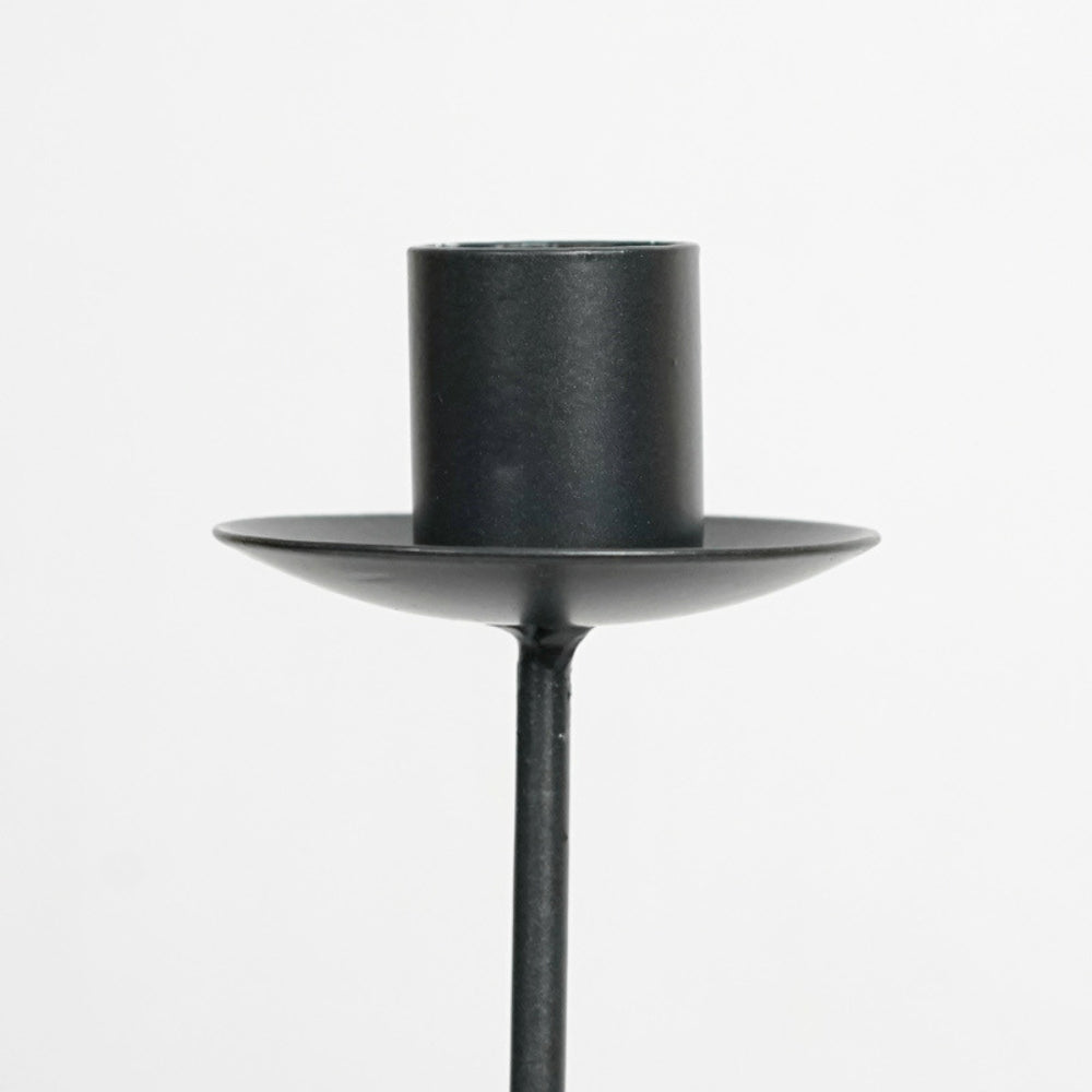 Lisslune | Sculpted Wavy Iron Candle Holder