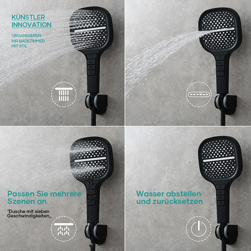 Lisslune | Square Handheld Shower