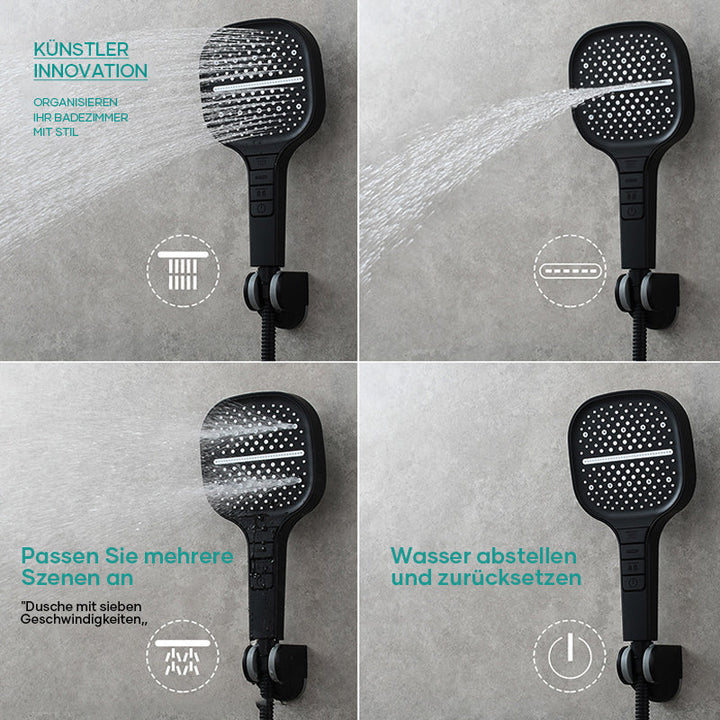 Lisslune | Square Handheld Shower