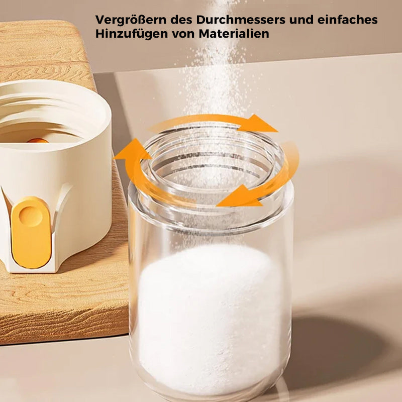 Lisslune | Salt shaker spice dispenser with adjustable filling nozzle