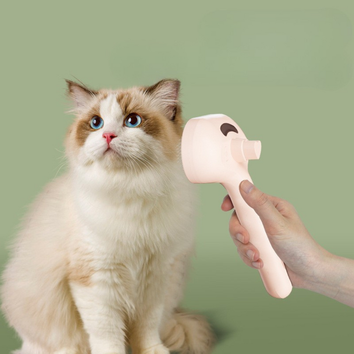 Lisslune | Pet Steam Brush for Gentle Grooming Cats and Dogs