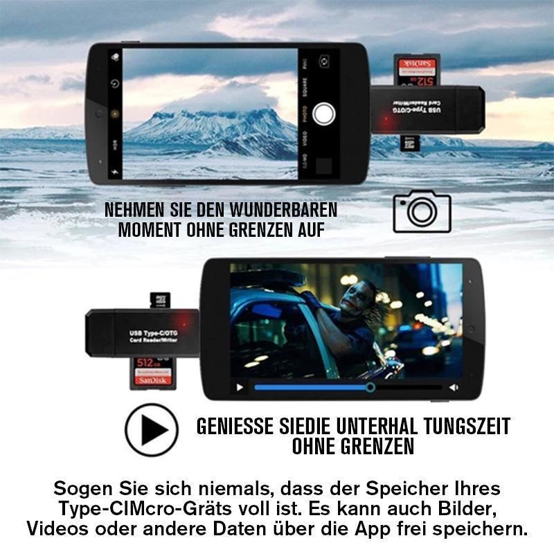 Lisslune | 3 in 1 OTG card reader