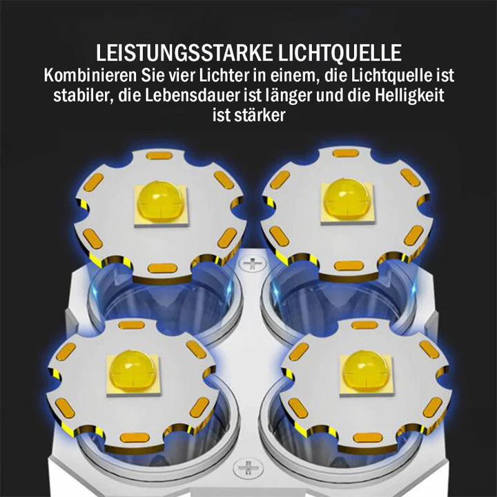 Lisslune | Multifunctional LED flashlight with strong light