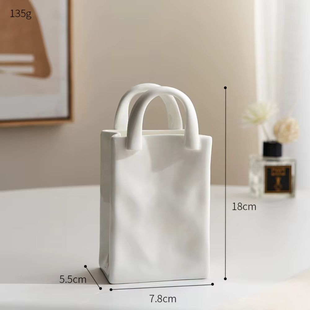 Lisslune | Tote-Style Ceramic Vase