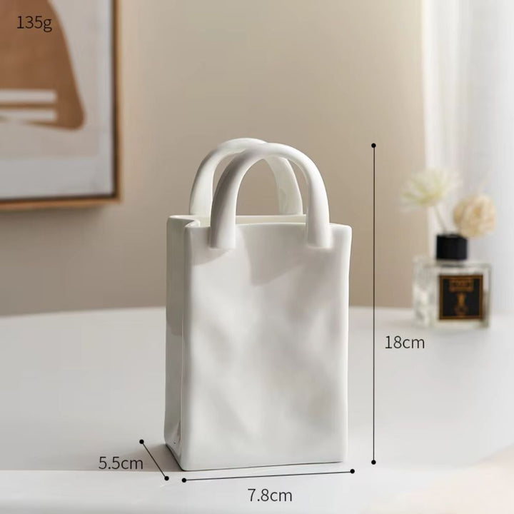 Lisslune | Tote-Style Ceramic Vase
