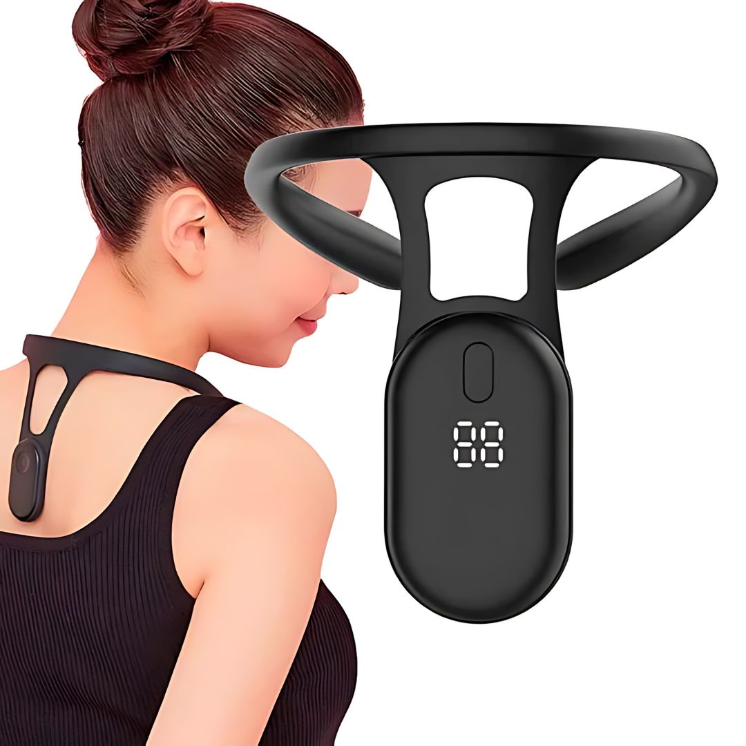 Lisslune | Posture Corrector for Neck and Back | Real-Time Feedback, Lightweight & Breathable for Home, Office & Long Drives