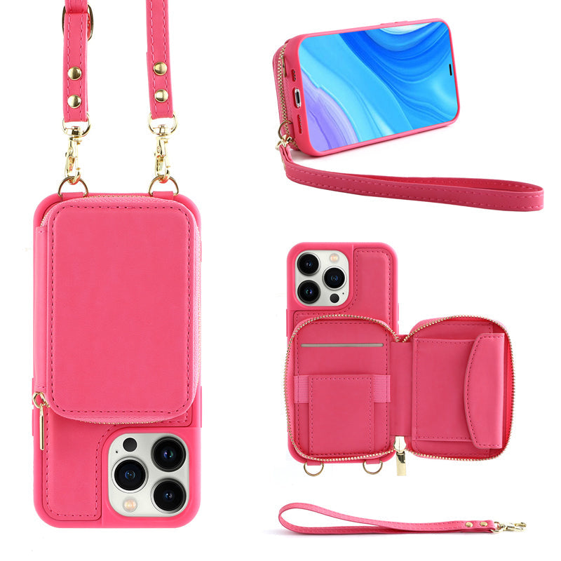 Lisslune | Phone case with wallet & sling, crossbody handbag