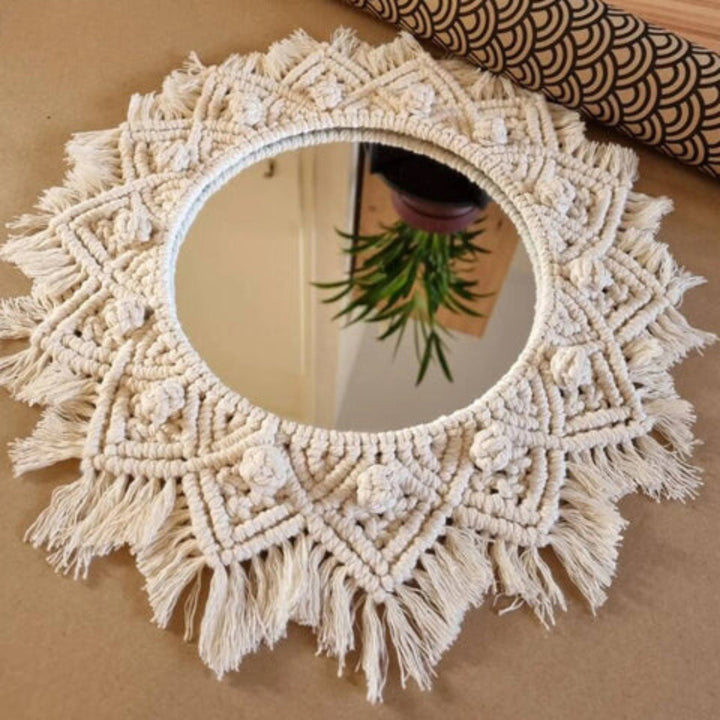 Lisslune | TasselGlow Unique Mirror for a refined bohemian atmosphere
