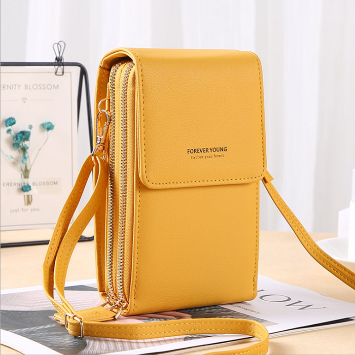 Lisslune | Large Capacity Elegant Shoulder Bag with Touchscreen for Phones