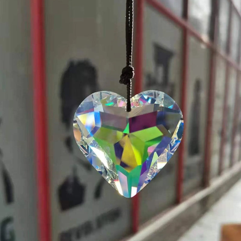 Lisslune | Hanging Heart Sun Catcher Prism Crafts