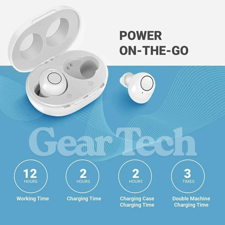 Lisslune | Bluetooth Hearing Aids – Rechargeable In-Ear Digital Hearing Aid with App Control | Discreet, Lightweight & Budget-Friendly for Adults & Seniors