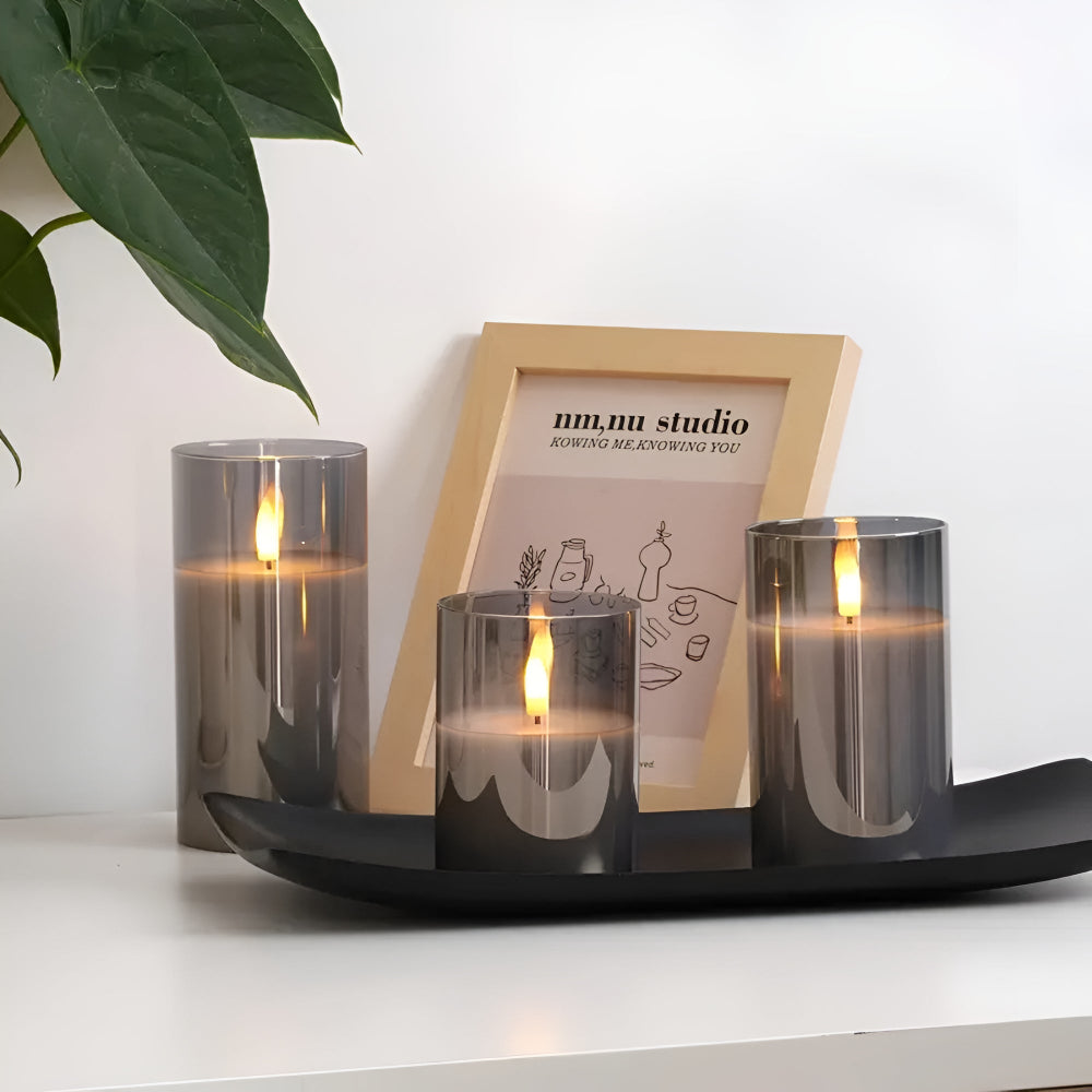 Lisslune | Ethereal 3D Flameless Candle | 3pcs Set