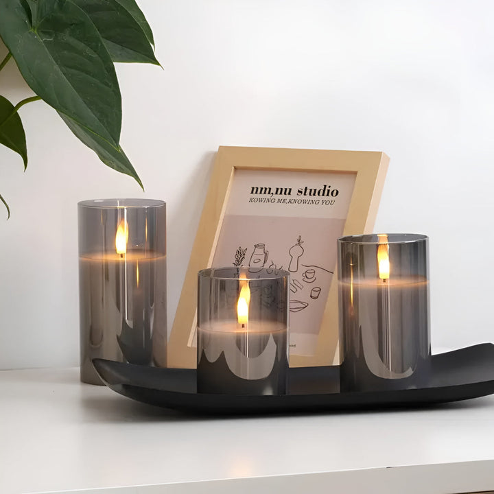 Lisslune | Ethereal 3D Flameless Candle | 3pcs Set