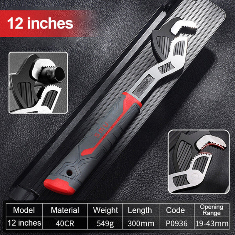 Lisslune | Industrial Quality Multifunctional Self-Locking Pipe Wrench Tool