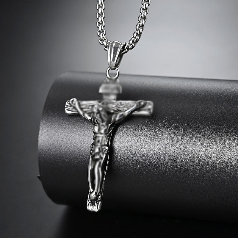 Lisslune | Titanium Steel Cross Pendant Necklace
