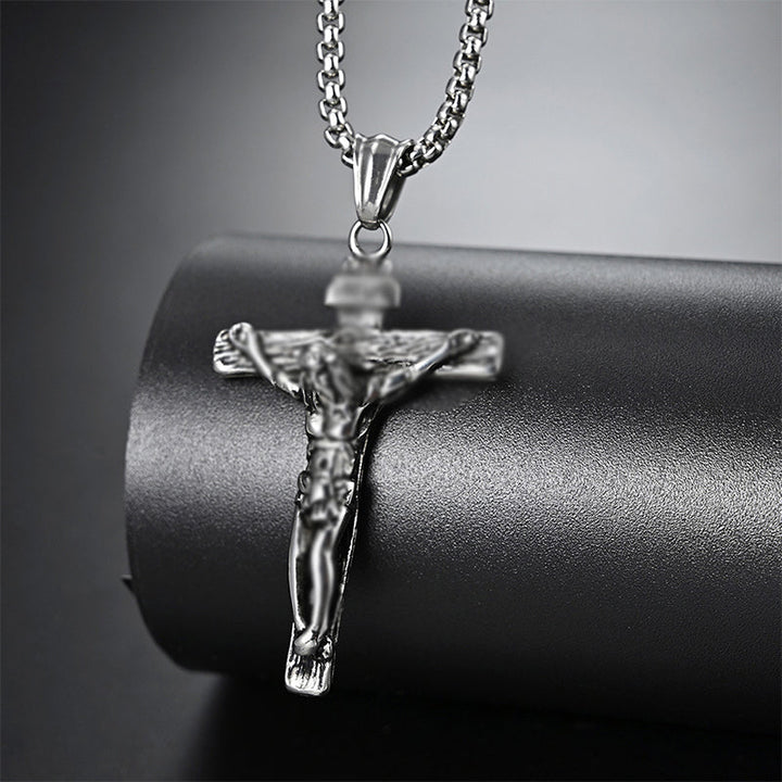 Lisslune | Titanium Steel Cross Pendant Necklace