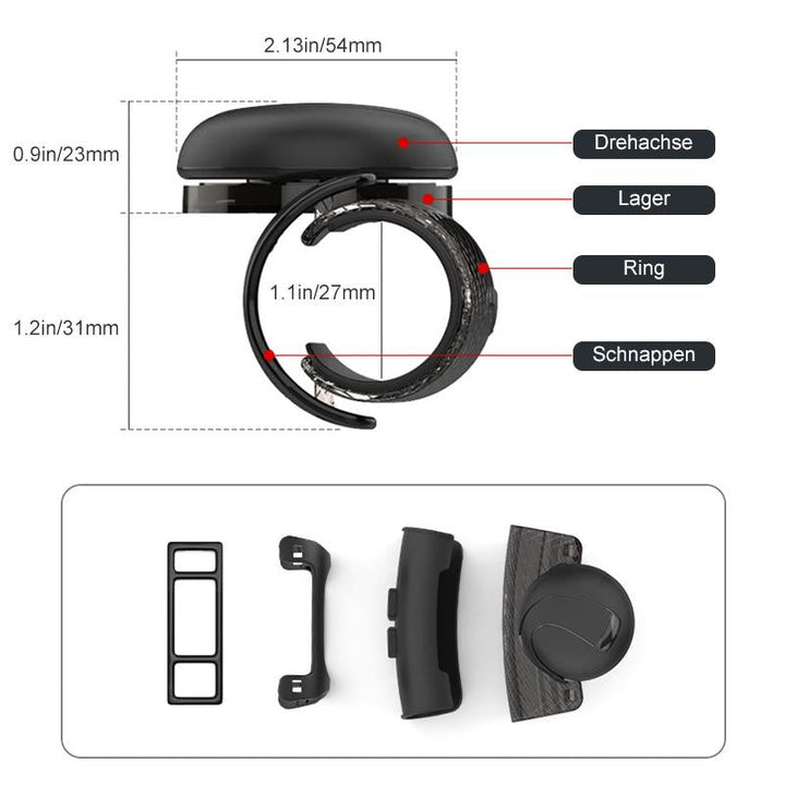 Lisslune | Universal 360 ° Steering Wheel Support Button