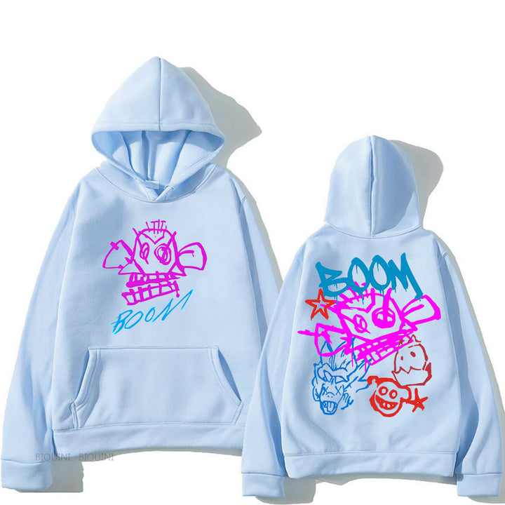 Lisslune | Arcane Jinx Cartoon Long Sleeve Hoodie