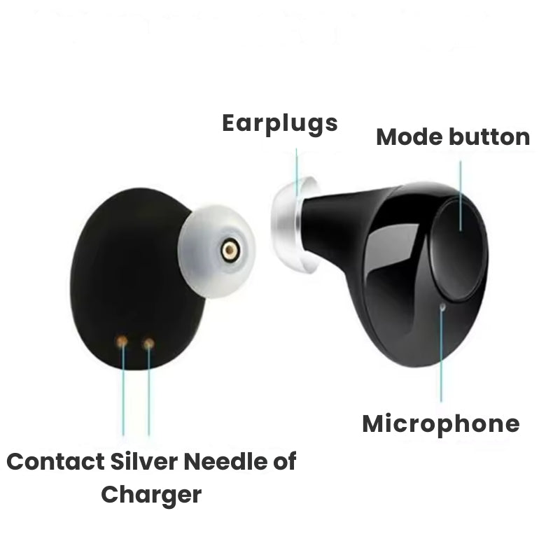 Lisslune | Rechargeable ITC Invisible Hearing Aid | Hidden Sound Amplifiers for Clear Hearing