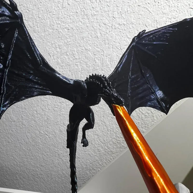 Lisslune | Book corner with dragon flame
