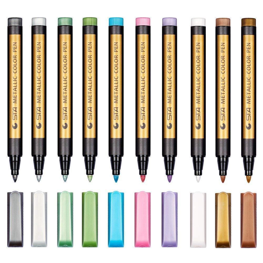 Lisslune | Waterproof Paint Marker Pens (Set with 10 Colors)