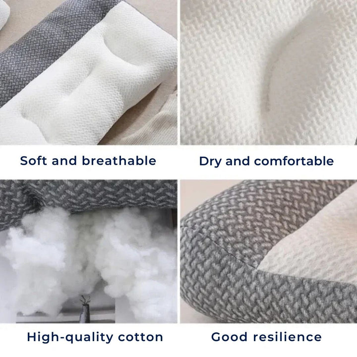 Lisslune | Orthopedic Neck Pillow | Cervical Spine Support, Pain Relief & Reduced Snoring for All Sleep Positions