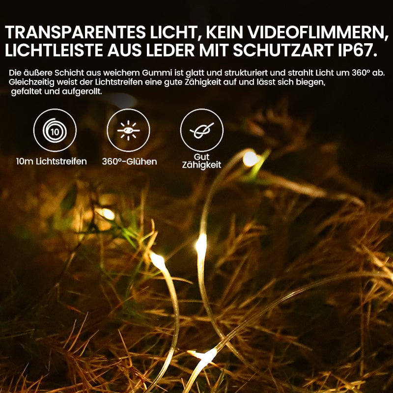Lisslune | Waterproof portable collapsible string lights for outdoor use