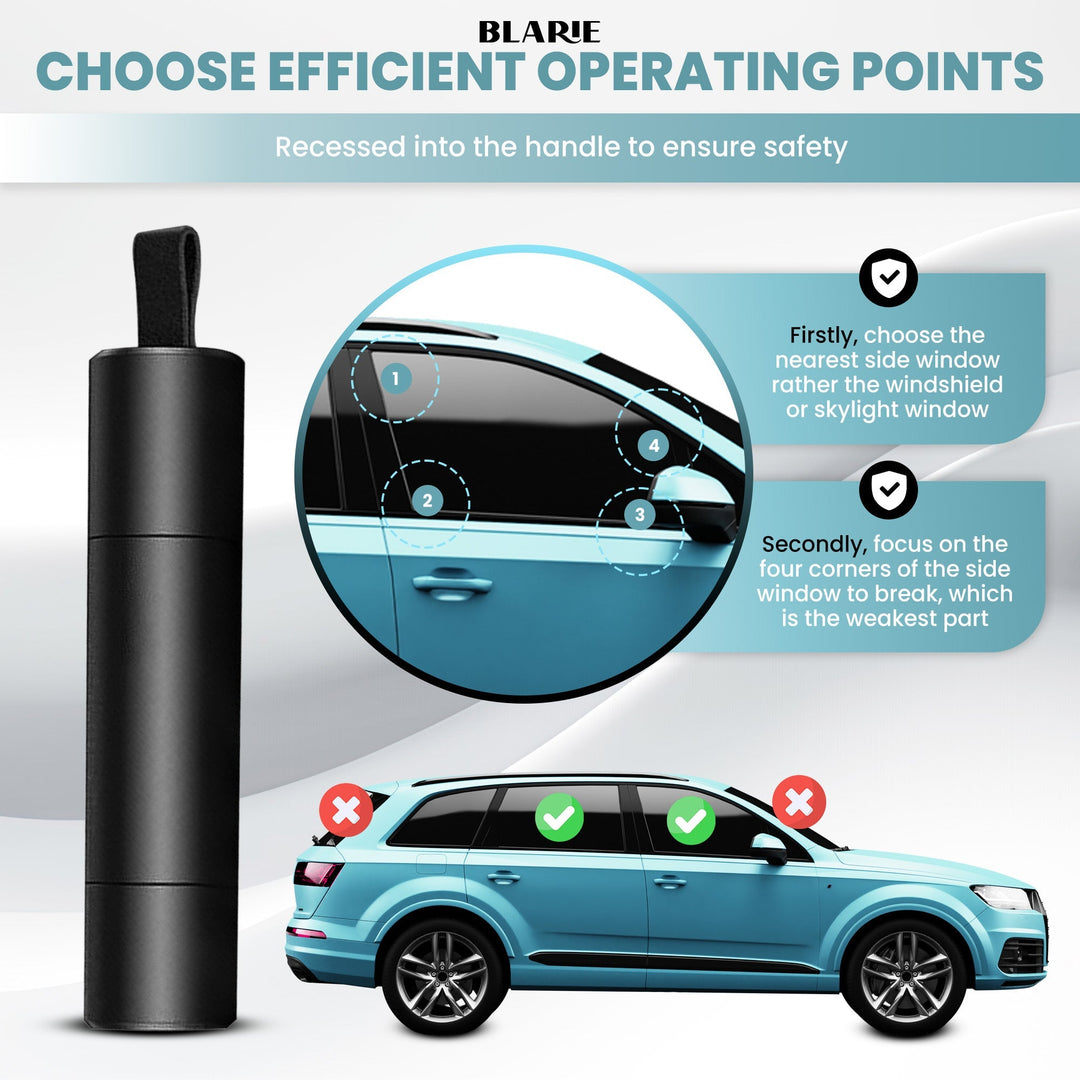 Lisslune | Car Safety Hammer – Essential Auto Escape Tool & Window Breaker for Emergency Situations