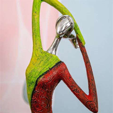 Lisslune | Modern Abstract Woman Sculptures – Handcrafted Colourful Resin Art for Home Decor