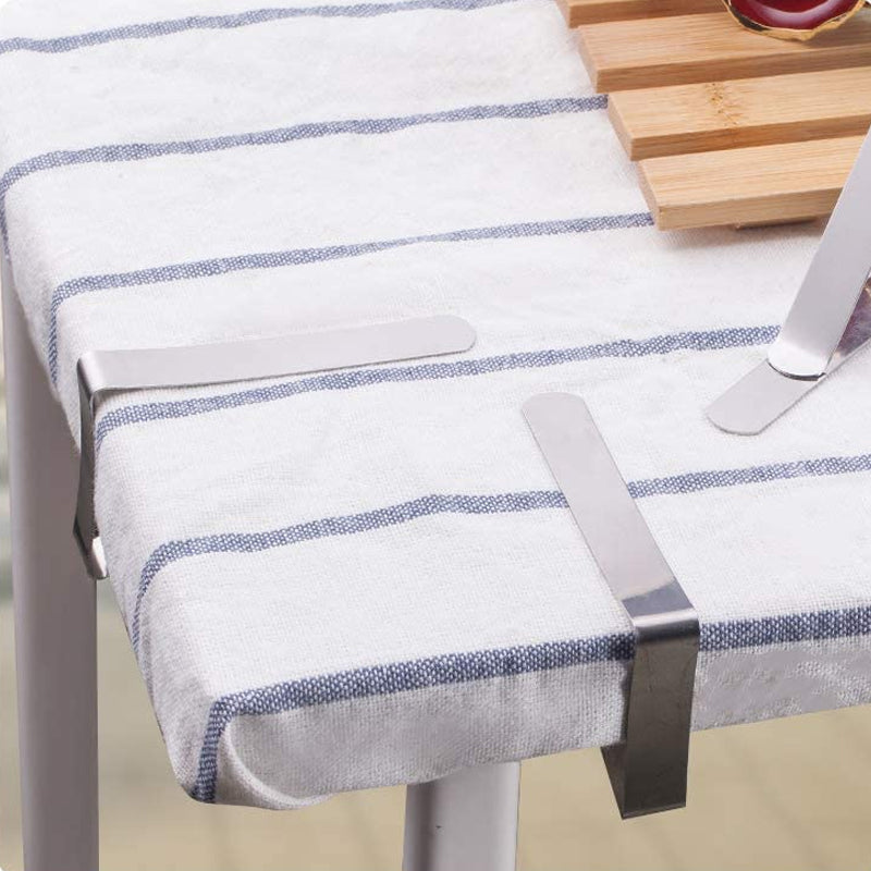 Lisslune | Stainless Steel Tablecloth Clips (Set of 4)