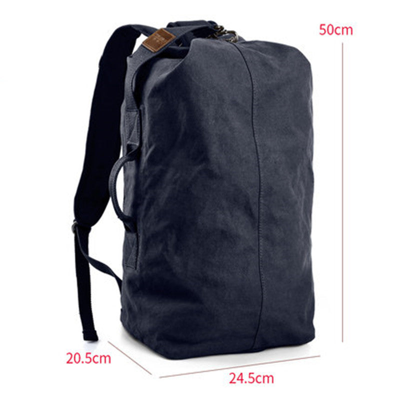 Lisslune | Large Capacity Canvas Backpack, with Sturdy Material, Multiple Interior Pockets and Multi-purpose Utility, for Outdoor & Travel, Men and Women