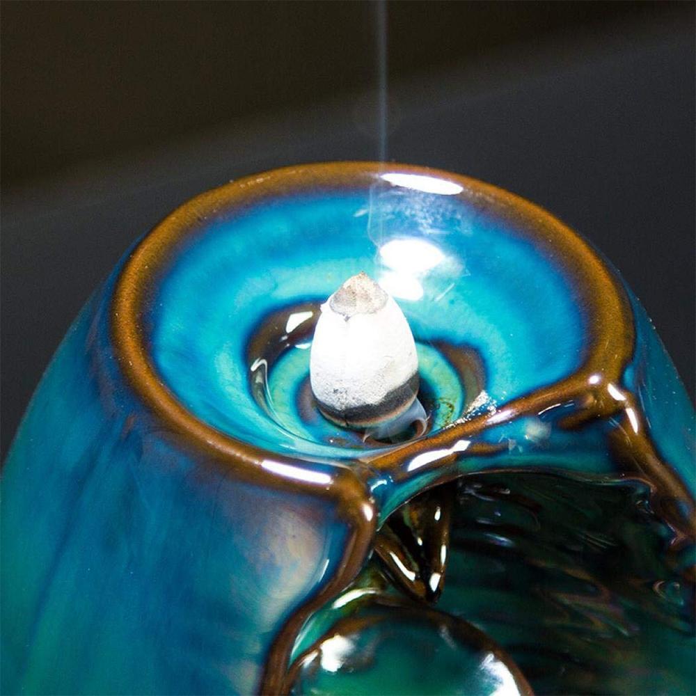 Lisslune | ZenFlow - Handcrafted Incense Holder with Fascinating Waterfall Incense Effect