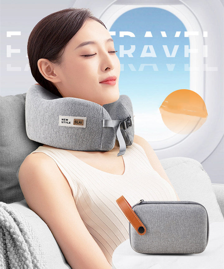 Lisslune | U-shaped Pillow Sleep Aid With Foldable Storage