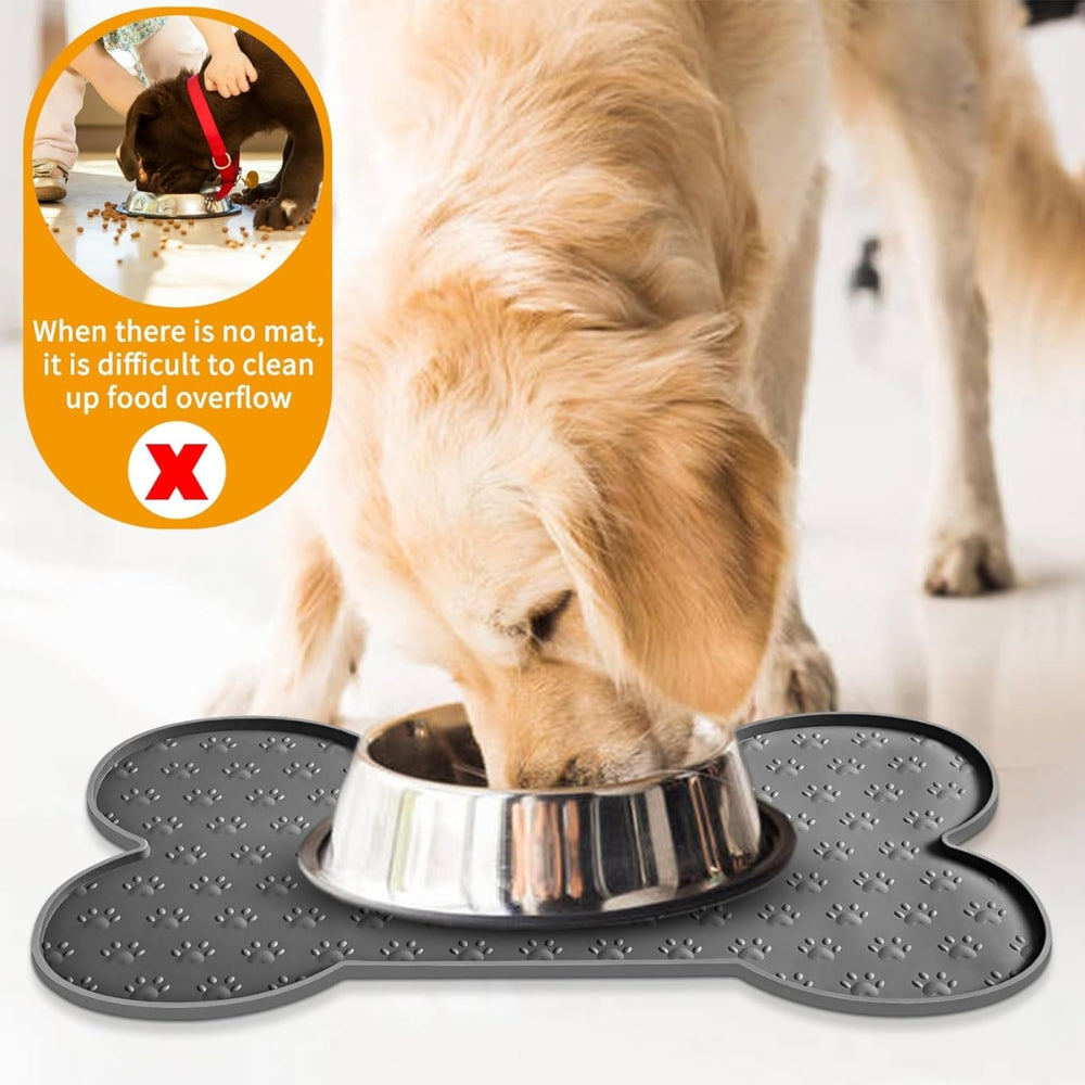 Lisslune | Bone-Shaped Silicone Pet Feeding Mat