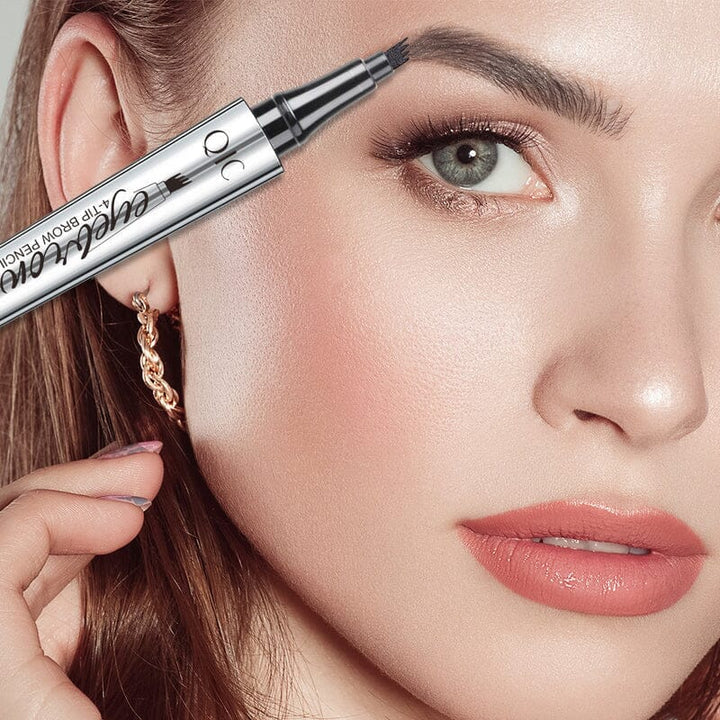 Lisslune | Waterproof 3D Microblading Eyebrow Pencil with 4 Fork Tips