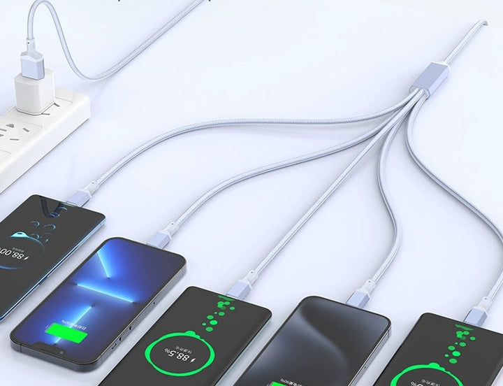 Lisslune | 100W Fast-Charge 5-in-1 Data Cable- Power Up