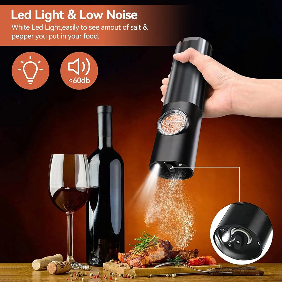 Lisslune | Noble Electric Salt and Pepper Mill with Battery