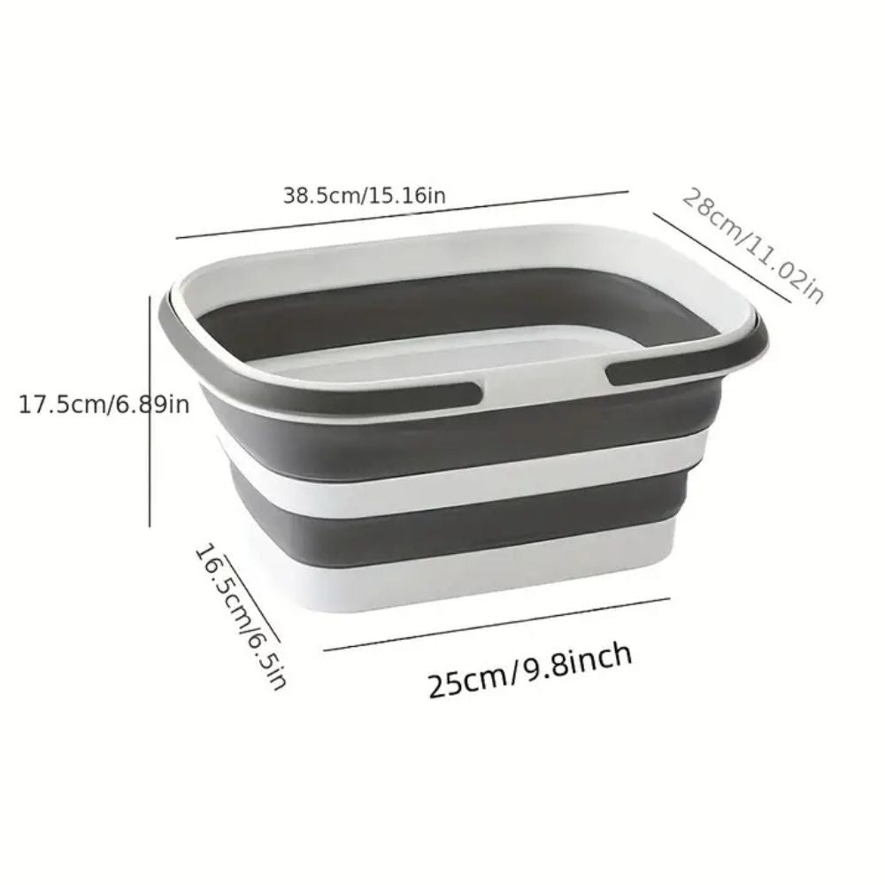 Lisslune | Foldable Ultra Flex Multi-Use Basket – For Camping, BBQ and Household Use