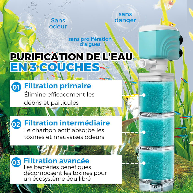 Lisslune | Automatic filtration system for aquarium