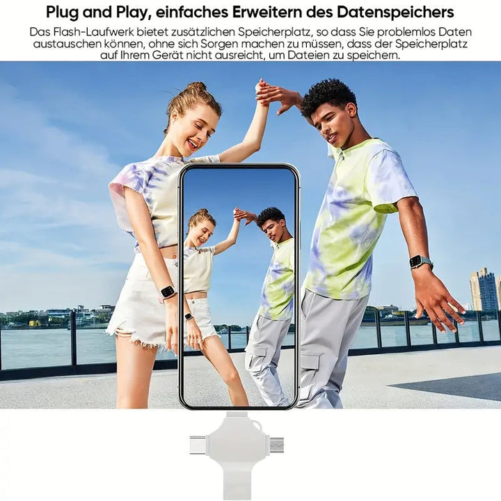 Lisslune | 4-in-1-Cross USB Flash Drive