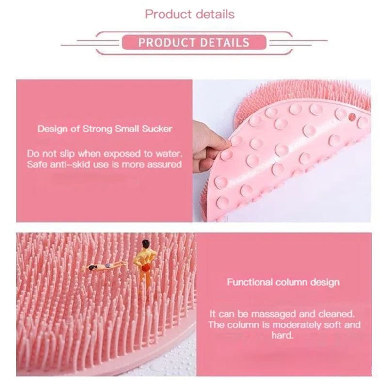 Lisslune | Shower Foot & Back Cleaner, Massage Pad