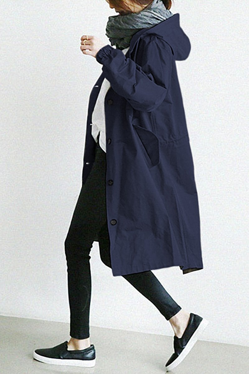Lisslune | Women's Long Jacket with Hood