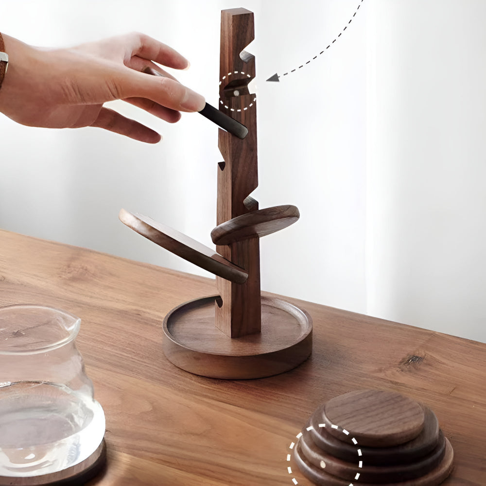 Lisslune | Wooden Trivet Tree Coaster