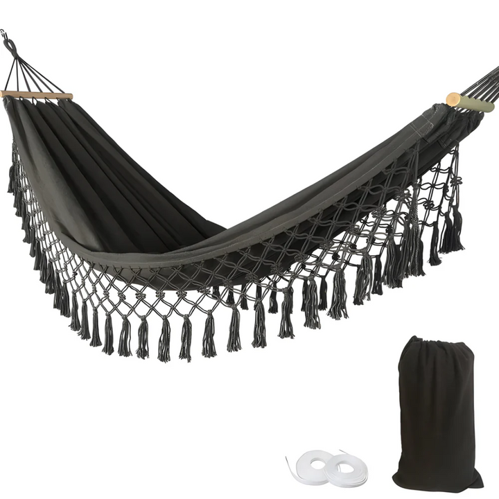 Lisslune | Luxury Hammock – Comfortable and Sturdy Hammock for Garden, Balcony and Camping
