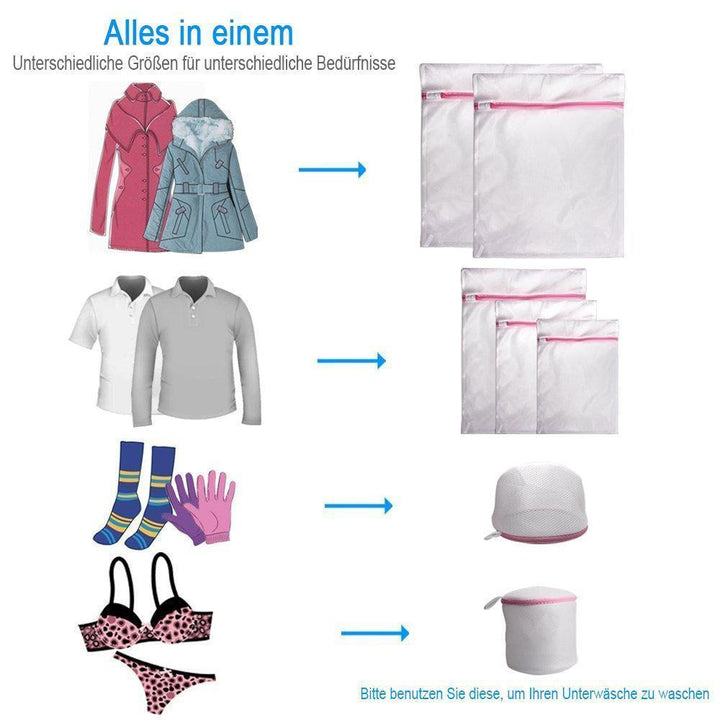 Lisslune | Anti-Tangle Laundry Bag, 7 Pieces