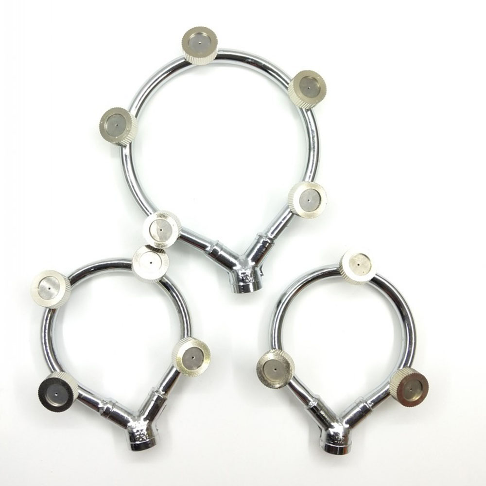 Lisslune | High pressure stainless steel ring multi nozzle – Efficient spray attachment for garden irrigation