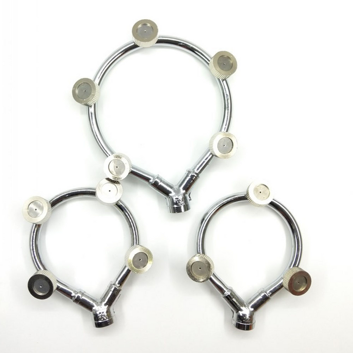 Lisslune | High pressure stainless steel ring multi nozzle – Efficient spray attachment for garden irrigation