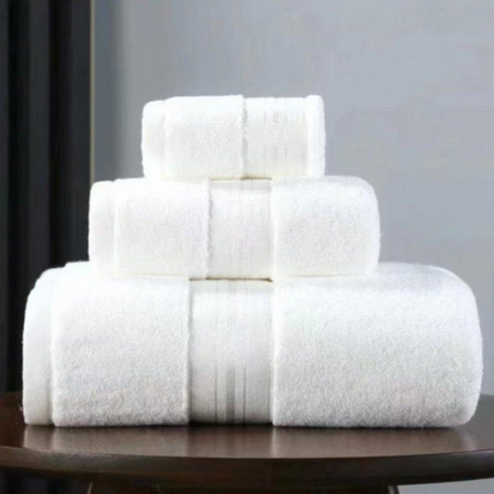 Lisslune | LuxeCloud Egyptian Cotton Towel Set for Soft Comfort