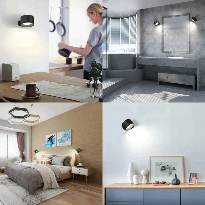 Lisslune | Lumini LED Lamp | Rechargeable Wireless Wall Light