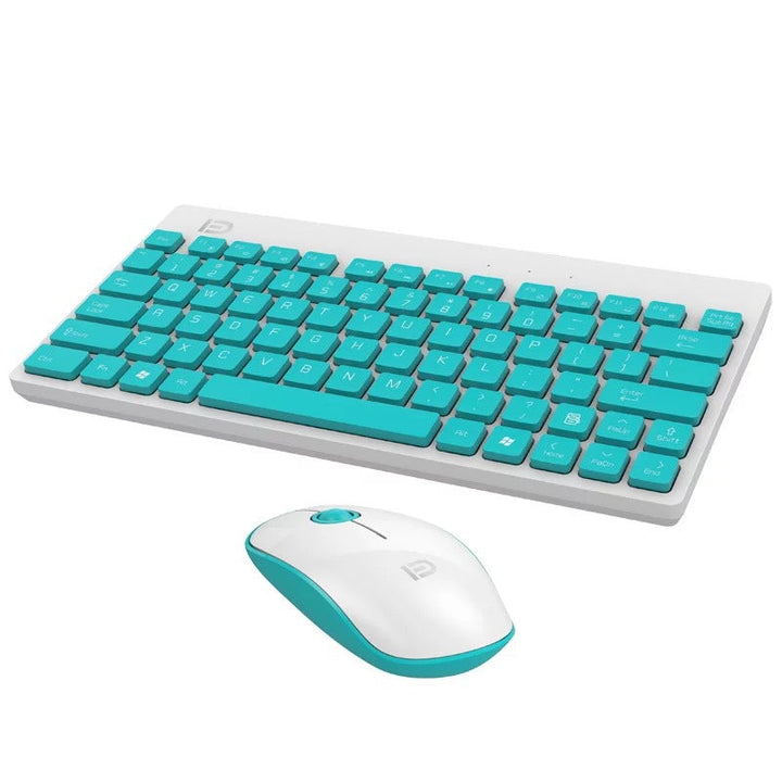 Lisslune | 2.4GHz Ultrathin Portable Wireless Keyboard and Mouse Combo With Multimedia Shortcuts, Long Battery Life & Ergonomic Design